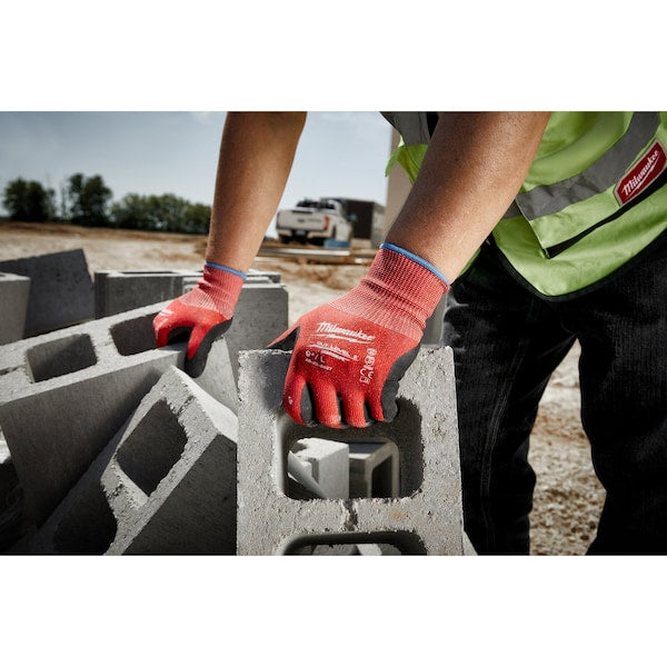 Level 2 Cut Resistant Nitrile Dipped Gloves - X-Large (12 pair)