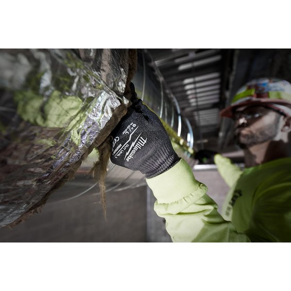 Level 5 Cut Resistant Nitrile Dipped Gloves - Medium (12 pair)