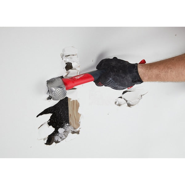 3 lb Drilling Hammer, 11 in L Fiberglass Handle, Forged Steel Head