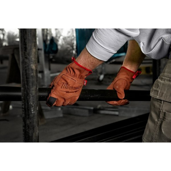 Goatskin Leather Gloves - S