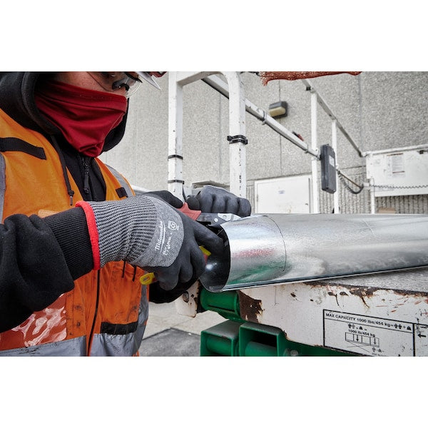 Level 5 Cut Resistant Latex Dipped Winter Insulated Gloves - Medium