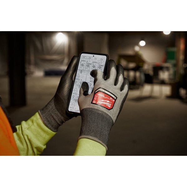 Level 4 Cut Resistant High Dexterity Polyurethane Dipped Gloves - Medium (12 pair)