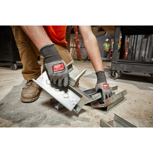 Level 4 Cut Resistant High Dexterity Polyurethane Dipped Gloves - Large