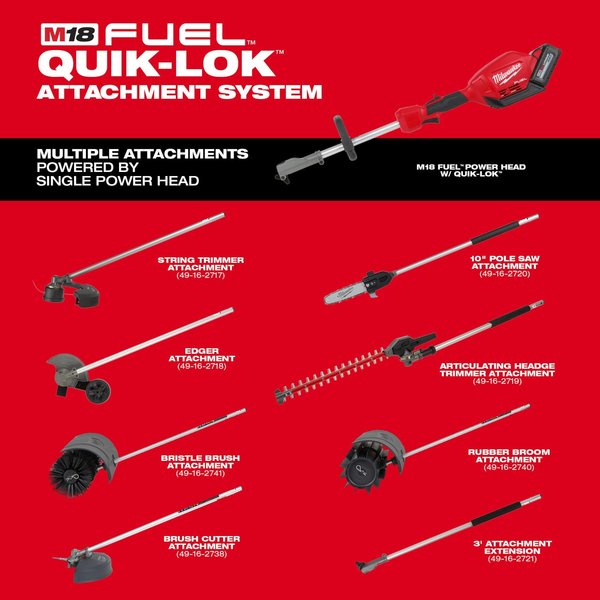 9 in. Brush Cutter Attachment for M18 FUEL QUIK-LOK Attachment System