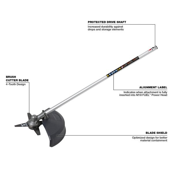 9 in. Brush Cutter Attachment for M18 FUEL QUIK-LOK Attachment System
