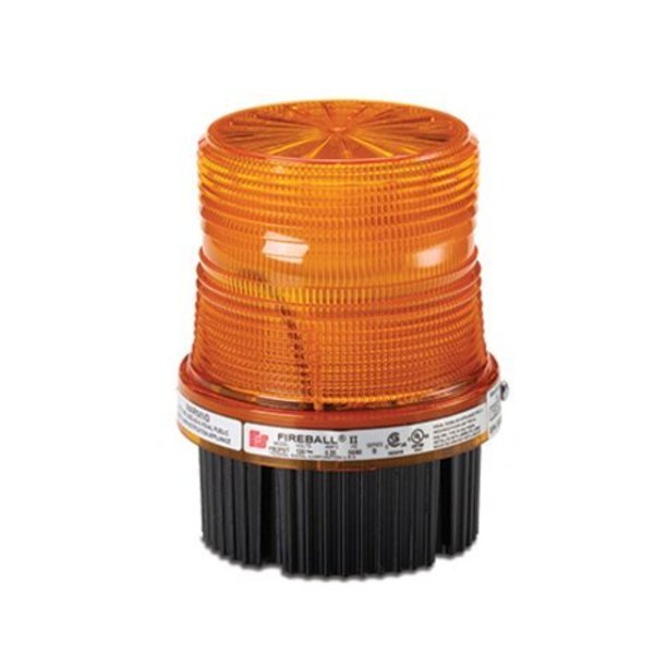 Warning Light, Strobe Tube, Amber, 120VAC