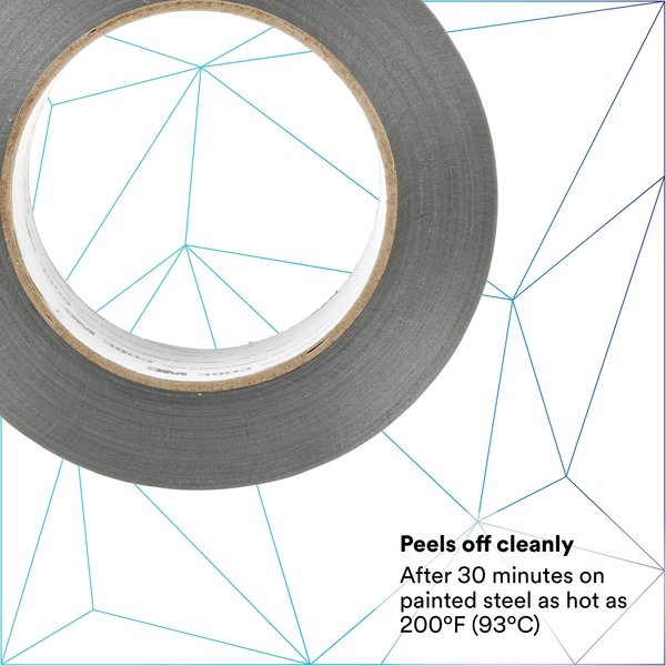 Duct Tape, 2 x 50 yd, 6.5 mil, Gray, Vinyl