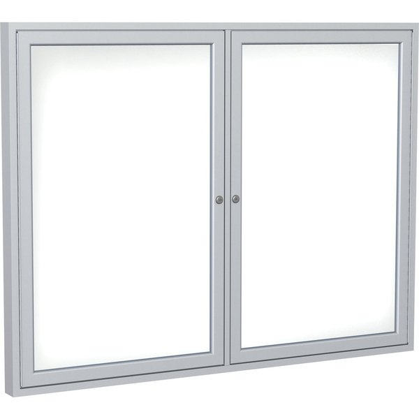 2-Door Enclosed Whiteboard 36