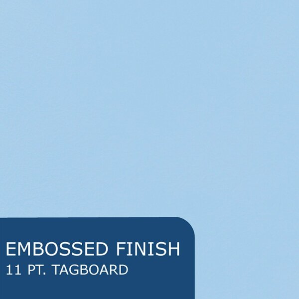 Case of Light Blue Paper Pocket Folders, 11.75