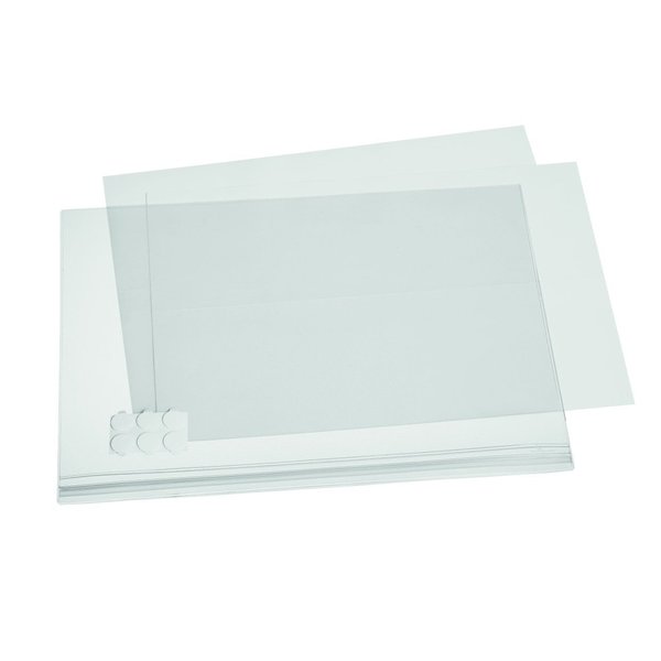 Self-Adhesive Sign Holder, Tabloid , PK5