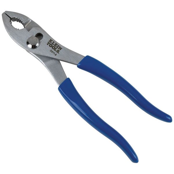 8 in Slip Joint Plier, Tether Capable, 1.25 in Jaw