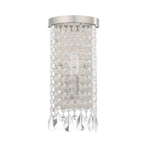 Elizabeth 1 Light Brushed Nickel ADA Wall Sconce