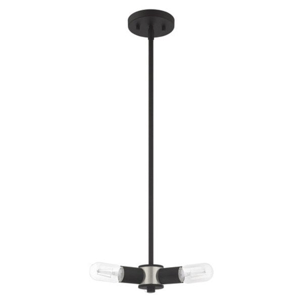 Copenhagen 3 Light Black Mini Chandelier
