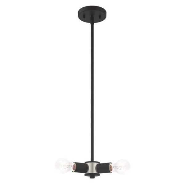 Copenhagen 3 Light Black Mini Chandelier