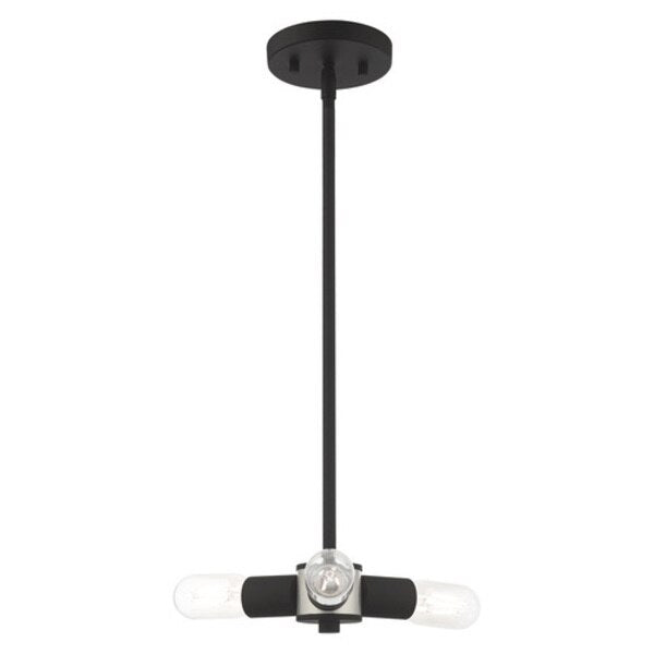 Copenhagen 3 Light Black Mini Chandelier