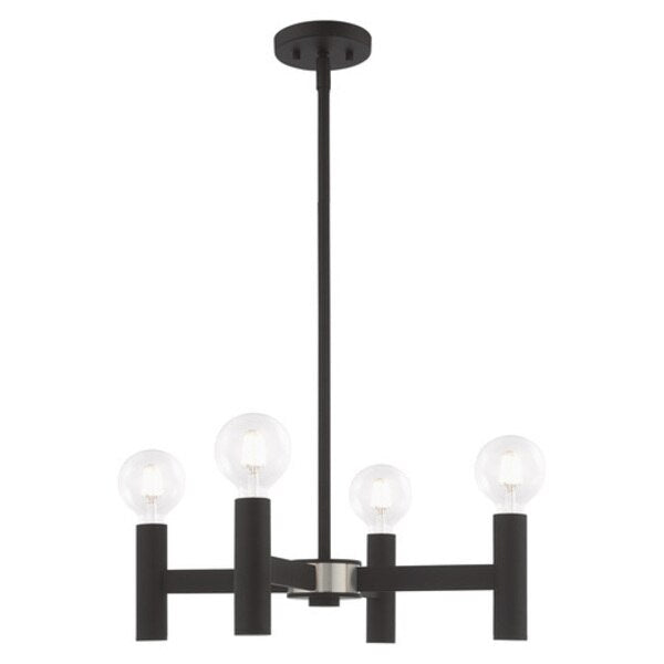 Copenhagen 4 Light Black Mini Chandelier