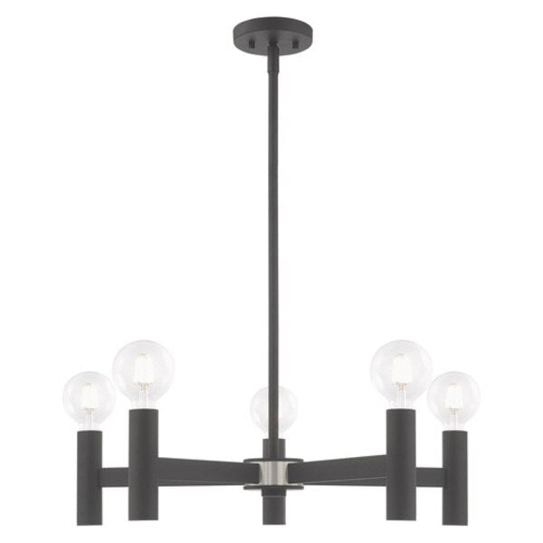 Copenhagen 5 Light Scandinavian Gray Cha