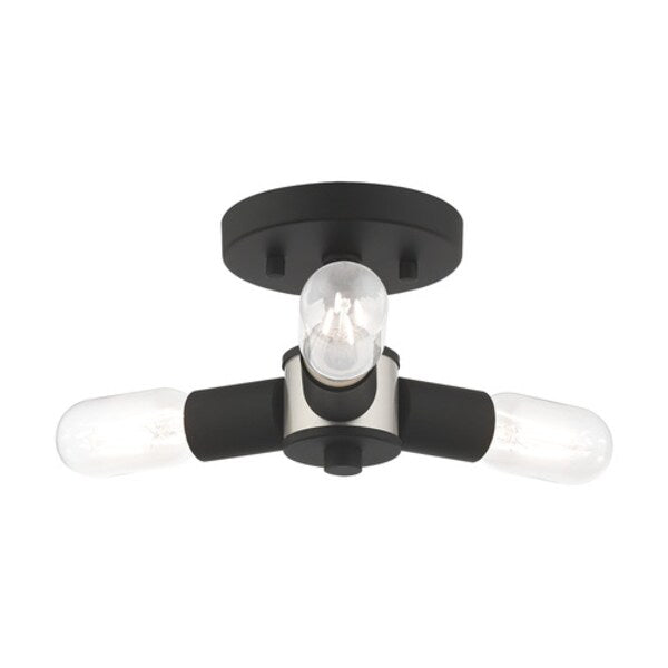 Copenhagen 3 Light Black Ceiling Mount