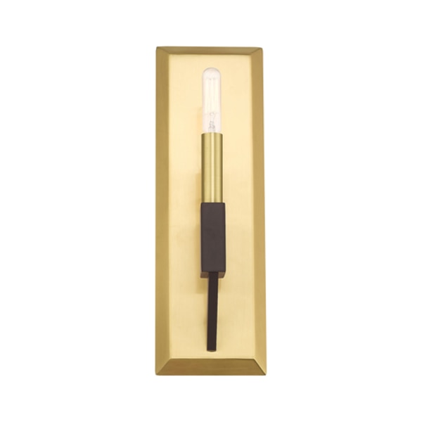 Beckett 1 Light Satin Brass And Bronze ADA Wall Sconce