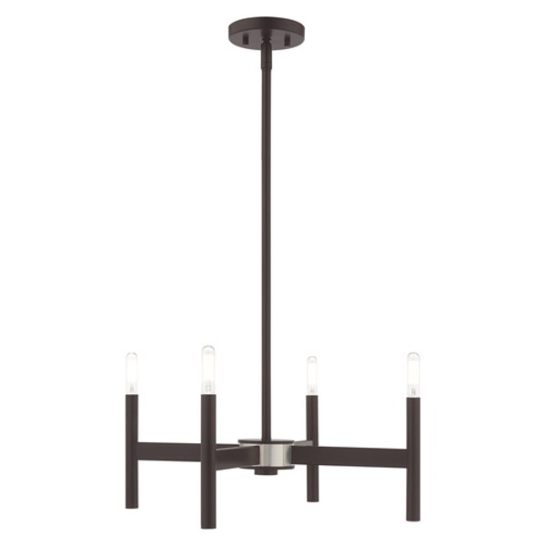 Copenhagen 4 Light Bronze Mini Chandelier