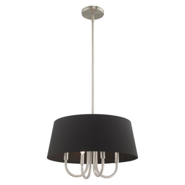 Belclaire 4 Light Brushed Nickel Pendant