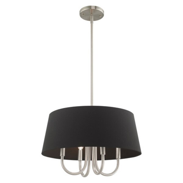 Belclaire 4 Light Brushed Nickel Pendant