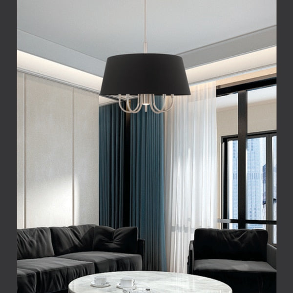 Belclaire 6 Light Brushed Nickel Pendant