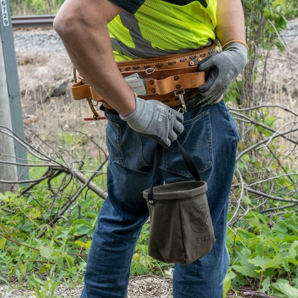 Tapered Bottom Bag, Canvas, Green, 8