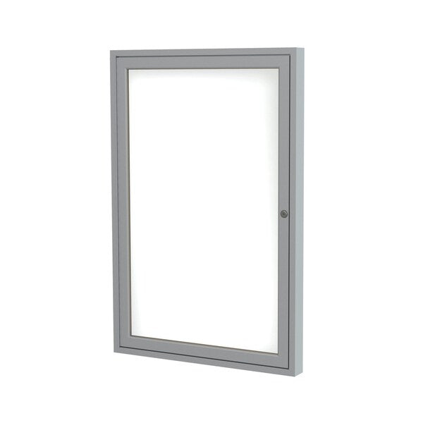 1-Door Enclosed Whiteboard 36