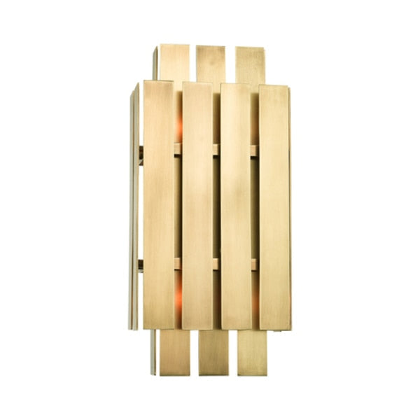 Greenwich 2 Light Natural Brass ADA Wall Sconce
