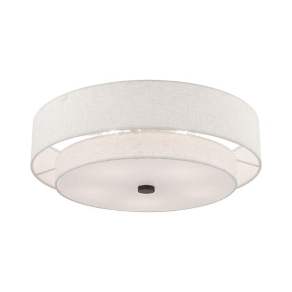 Meridian 5 Light English Bronze Ceiling Mount