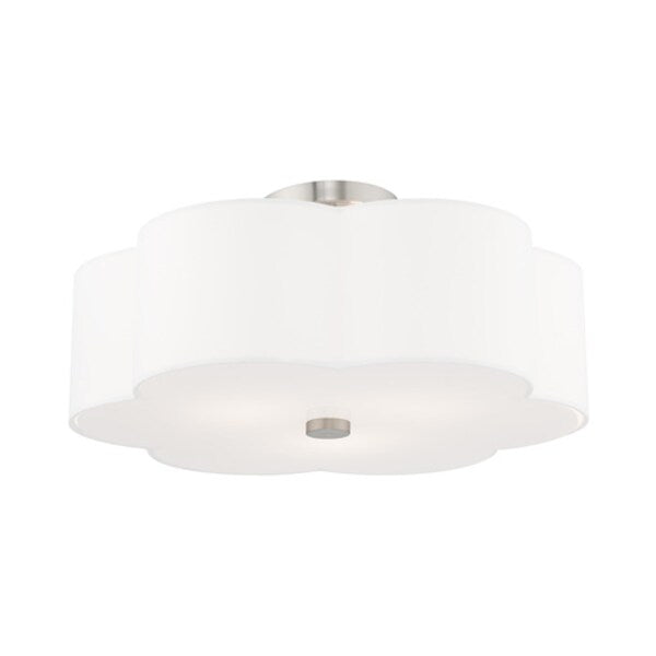 Chelsea 3 Light Brushed Nickel Ceiling M