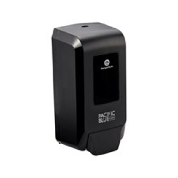 Soap/Sanitizer Dispenser, Black, Plastic