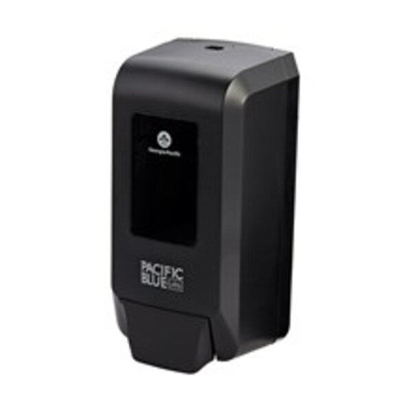 Soap/Sanitizer Dispenser, Black, Plastic