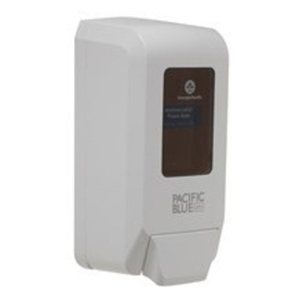 Soap/Sanitizer Dispenser, White, Plastic