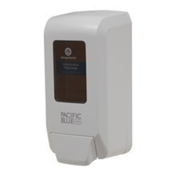 Soap/Sanitizer Dispenser, White, Plastic