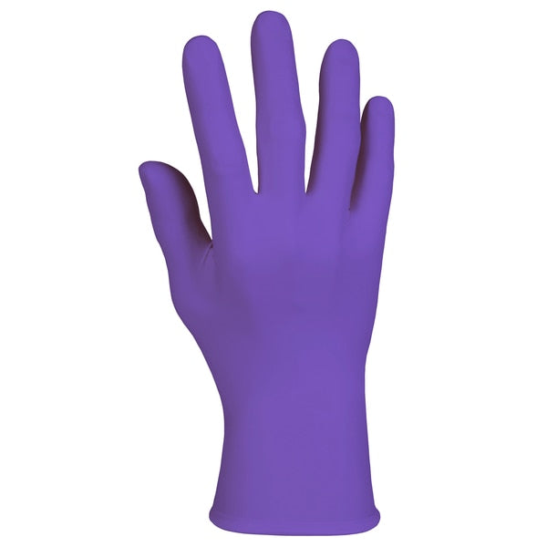 Exam Gloves, Nitrile, Powder Free, Purple, S, 1000 PK