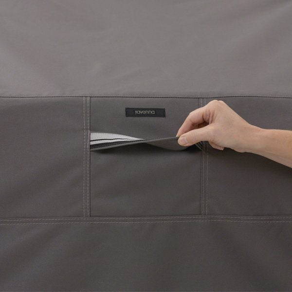 Square Air Conditioner Cover, Grey