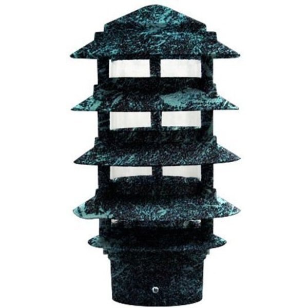 Pagoda Light, D5550, G, Aluminum, 5 Tier