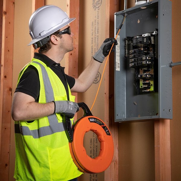 Fish Tape, Round, Fiberglass, 13