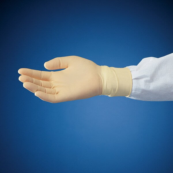 Disposable Gloves, Latex, Beige, 100 PK