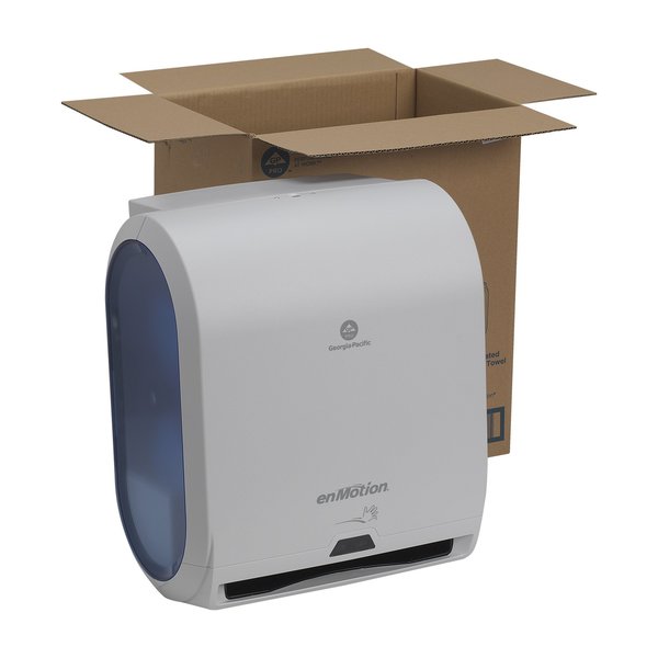 enMotionÂ® 10â Automated Touchless Paper Towel Dispenser, Gray
