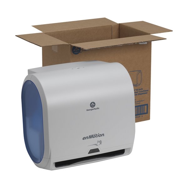 enMotionÂ® ImpulseÂ® 10â 1-Roll Automated Touchless Paper Towel Dispenser , Gray