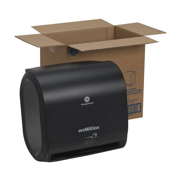 enMotionÂ® ImpulseÂ® 10â 1-Roll Automated Touchless Paper Towel Dispenser, Black