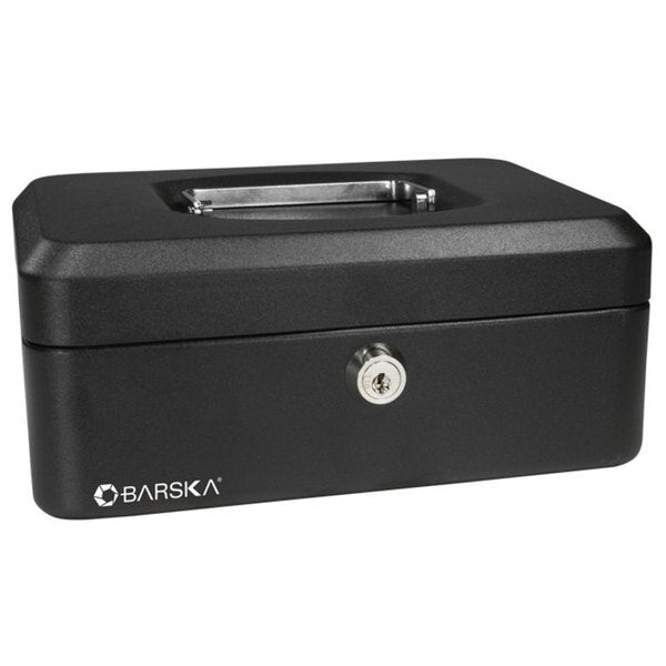 Cash Box, Compartments 3, 2-1/4 in. H