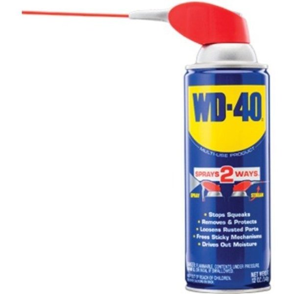 Multi-Use Lubricant with Smart Straw 2-Way Sprayer, -60 to 300 Degree F, 11 oz Aerosol Can, Amber