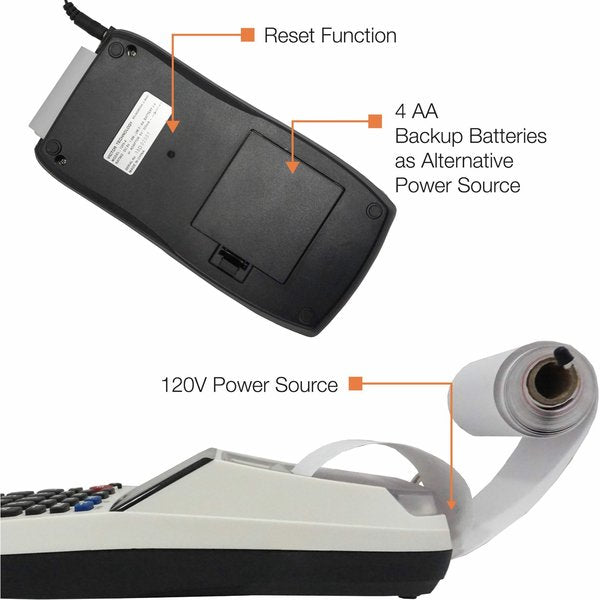 Portable Desktop Calculator, LCD, 12 Digit