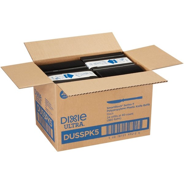 Knife, Black, Series T, Dixie , Med, PK960