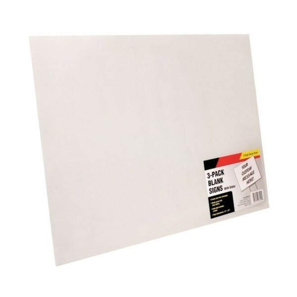 Sign, Blank, 15x19