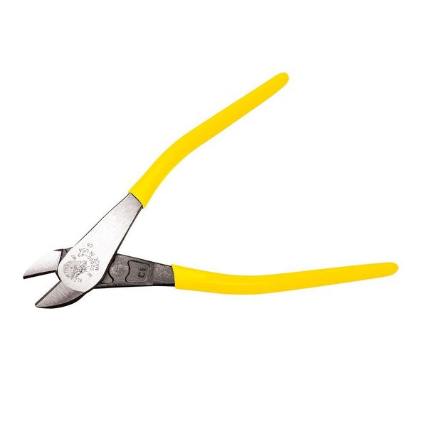Diagonal Cutting Pliers, Angled Head, 9-Inch